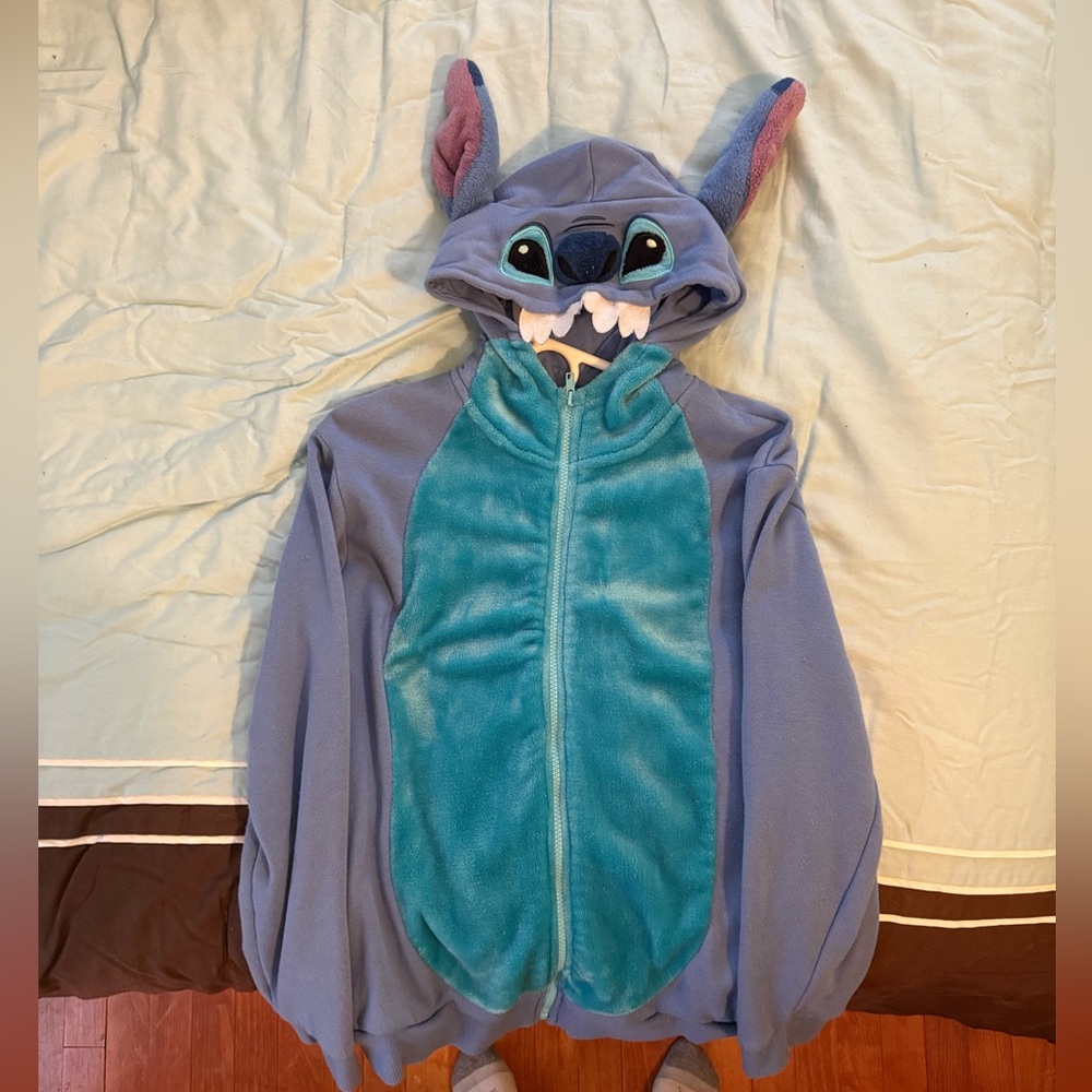 Disney Blue and Purple Lightweight Zip-Up Jacket